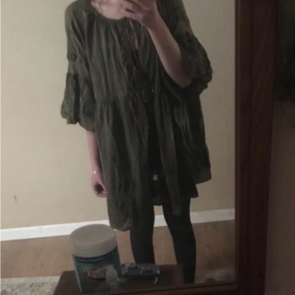 Free People Feeling Blue green tunic / dress - Picture 12 of 12